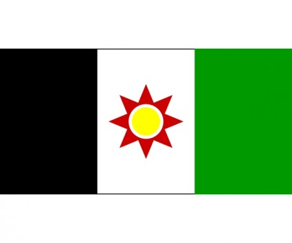 Bandeira iraquiana post monarquista pre ba thist clip-art