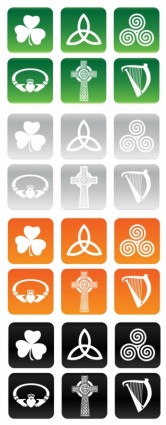 boutons irlandaise et celtique
