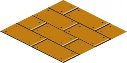 Isometric Floor Tile Clip Art