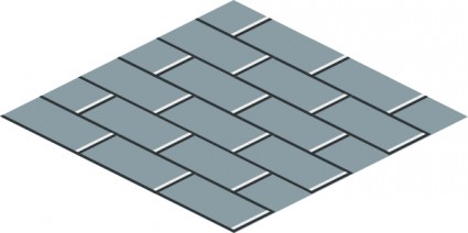 Isometric Floor Tile Clip Art