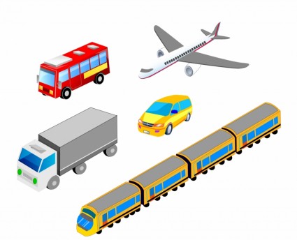 Isometrische Transport-Symbole
