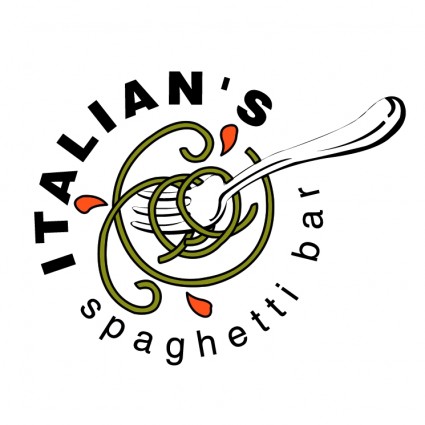 barra de espaguetis italianos