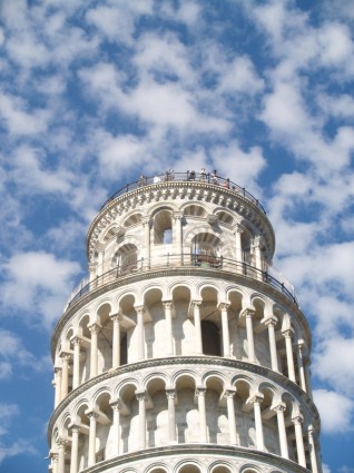 意大利的比萨斜塔