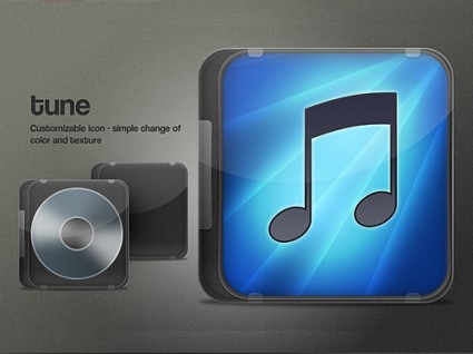 iTunes coprire icona psd