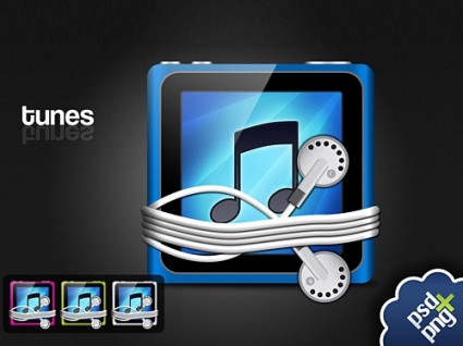 iTunes touch icône psd