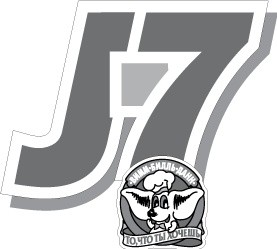 logotipo J7 cinza