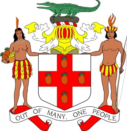 شعار جامايكا قصاصة فنية