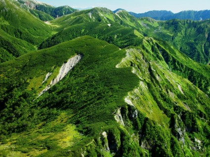 جبال اليابان المناظر الطبيعية