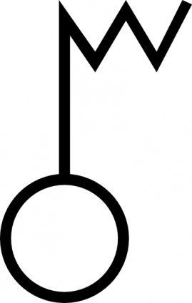 mapa japonés símbolo onda eléctrica Torre clip art