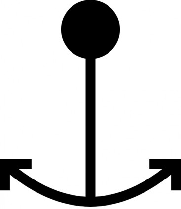 Japanese Map Symbol Fishing Port Clip Art