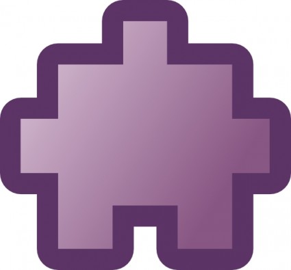 讓 · 維克多 balin 圖示拼圖紫色的剪貼畫
