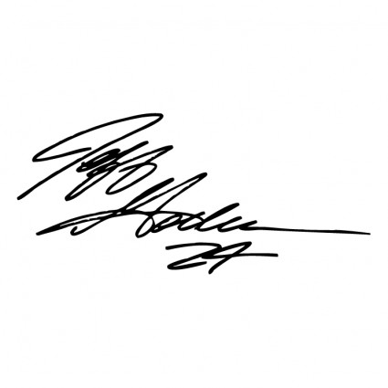 signature de Jeff gordon
