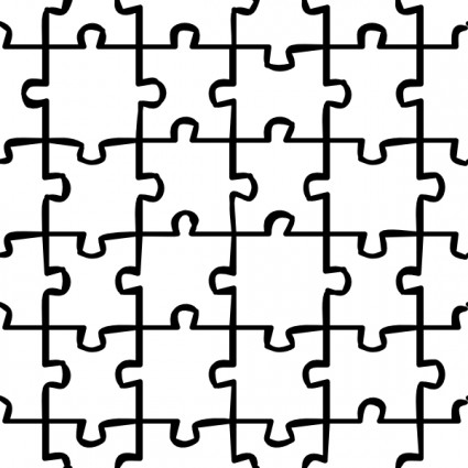 prediseñadas Jigsaw patrón