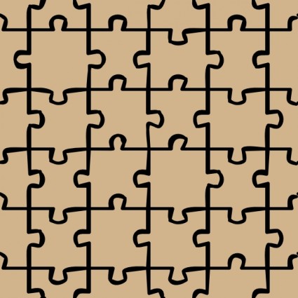 ジグソー パズルのパターン クリップ アート