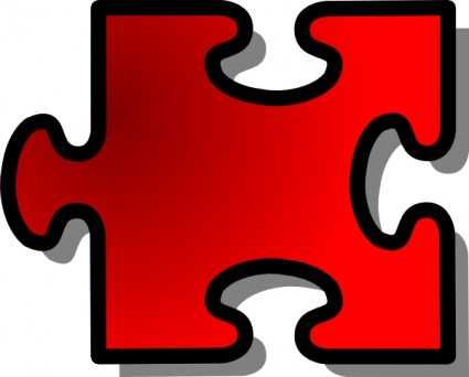 Jigsaw puzzle morceau clipart