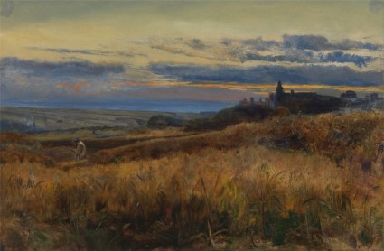 John Inchbold Painting Oil On Canvas