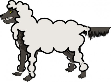 ハルマゲドン狼羊の衣類クリップ アート