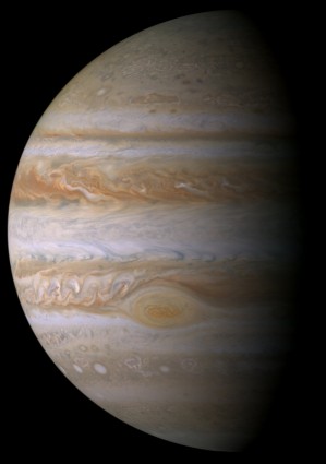 Jupiter planet merah noda