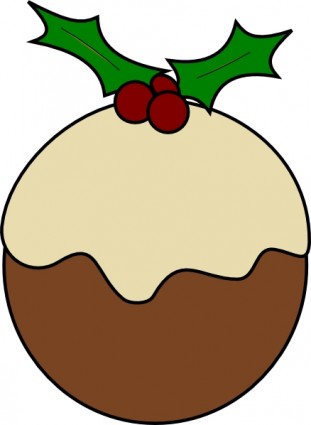 karderio pudding di Natale ClipArt