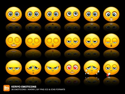 Keriyo Emoticons Icons pack