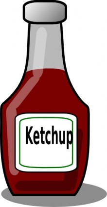 ClipArt bottiglia di ketchup