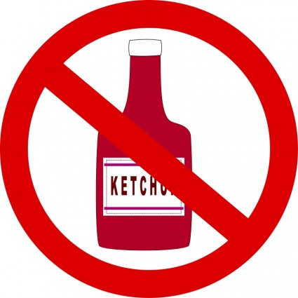 ketchup interdit
