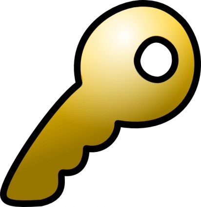 clip art de icono de llave
