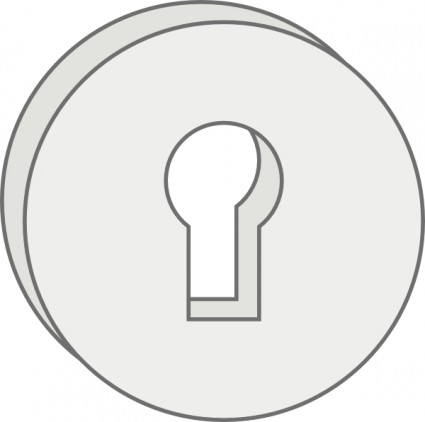 ClipArt buco di serratura a chiave