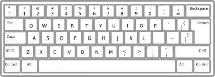 Keyboard Clip Art