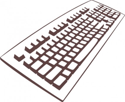 clip art de teclado
