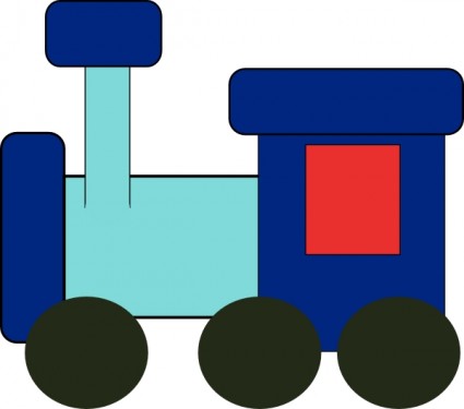 嬰幼兒火車剪貼畫