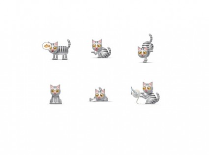 pack d'icônes de Kitty Emoticones