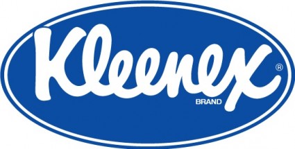 Kleenex owalne logo wielki