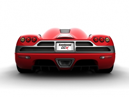 automobili koenigsegg di Koenigsegg ccx tappezzeria posteriore rosso