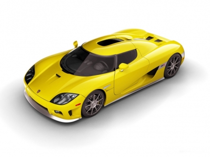 voitures de koenigsegg Koenigsegg ccx papier peint jaune