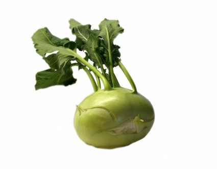 verduras de colinabo verdes