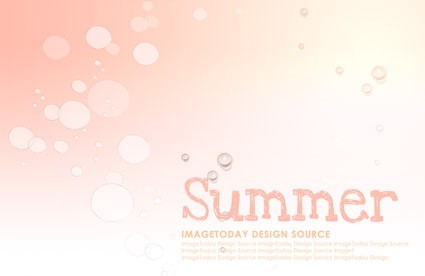 Korean Style Summer Background Layered Psd