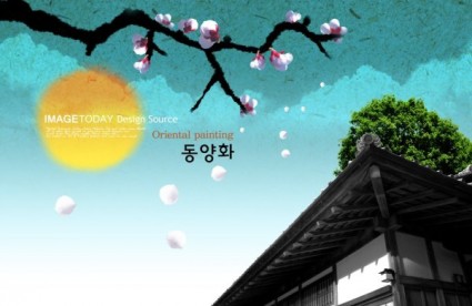 Koreanische überlagert die Tinte Farbstoff Klassische psd