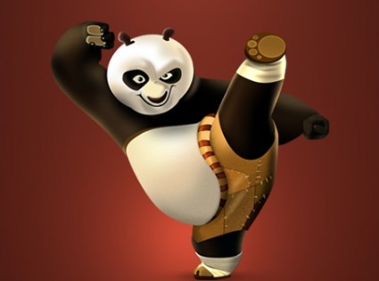 kung fu gấu trúc biểu tượng biểu tượng gói