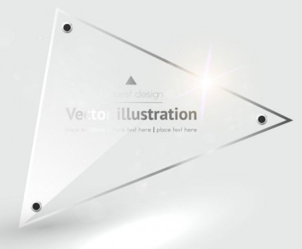 etichetta sfondo vetro texture vettoriale