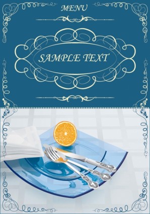 Lace Pattern Vector Tableware