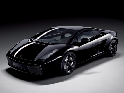 auto lamborghini Lamborghini gallardo nero, carta da parati