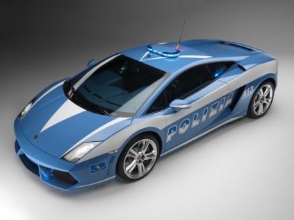 auto lamborghini Lamborghini gallardo polizia carta da parati