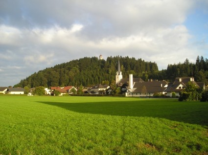 Landschaft Dorf Stadt