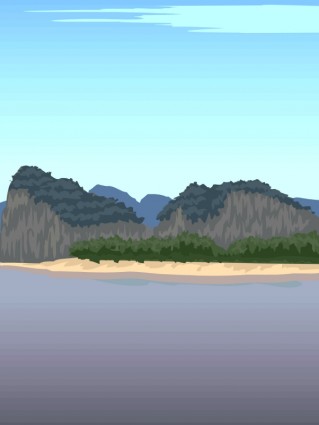 paisajes del vector