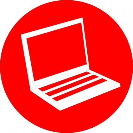image clipart icône ordinateur portable