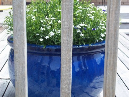 grande vaso giardino blu