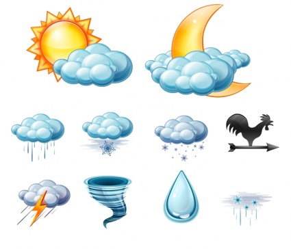 Large Weather Icons Icons Pack
