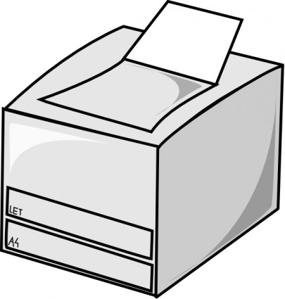 impresora láser clip art