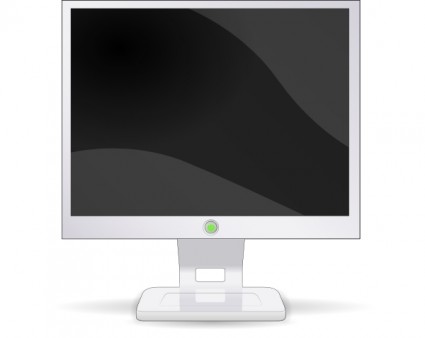 LCD layar datar clip art